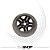 Roda Aro 14 Tala 7 5x100 VW Golf Sapão 02-06 S4200 Prata - Imagem 3