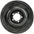 Roda Aro 16 Tala 5 5x139 De Ferro Cinza Landau F1000 F100 - Imagem 2
