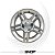 Roda Aro 17 Tala 6,5 4x100 4x108 Multifuro Scorro Prata - Imagem 6