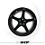 Roda Aro 18 Tala 8 5x100 Enkei Kojin Matte Black (Jogo) - Imagem 7