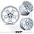 Roda American Racing GT-Street Aro 20 Ford Mustang 2018-2026 Prata - Imagem 2