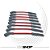 Jogo De Cabo De Vela Gm V8 Ls1/Ls2/Ls4/Ls6/Ls7 MSD (Vermelho) - Imagem 1