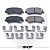 PASTILHA DE FREIO TRASEIRO POWERSTOP EVO FORD MUSTANG 2018-2023 - Imagem 1