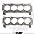 Par de Junta Cabeçote V8 289-302 Mahle - Imagem 1