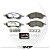 PASTILHA DE FREIO TRASEIRA POWERSTOP FORD RANGER RAPTOR 2024+ - Imagem 1
