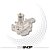 Bomba D'Água Hi-Volume Weiand Ford V8 302-351W - Imagem 2