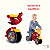 BICICLETA DE EQUILIBRIO TOTOKROSS MOTOCA VERMELHA INFANTIL - Imagem 5