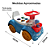 Totoka Menino Com Boneco Pocoyo Vinil Bebe Forma Geométricas - Imagem 5