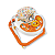 Andador De Bebê Infantil Musical Sonoro Laranja - Styll Baby - Imagem 7