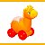 Brinquedo Chocalho Baby Fofo Girafa Didatico - Imagem 2
