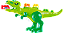 Blocos De Encaixe Baby Land Dino Jurassic- Cardoso Educativo - Imagem 6