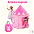 Barraca Infantil Rosa Castelo Das Princesas Dobrável Dm Toys - Imagem 5