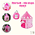 Barraca Infantil Rosa Castelo Das Princesas Dobrável Dm Toys - Imagem 4
