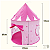 Barraca Infantil Rosa Castelo Das Princesas Dobrável Dm Toys - Imagem 2