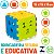 Cubo Didático Pequeno Educativo Pedagógico Encaixe - Imagem 5
