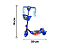 Patinete DM Toys 3 Rodas Infantil Musical Com Luzes E Cesta - Imagem 3