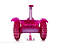 Patinete DM Toys com Cesta Som Luz Belinda Rosa p Crianças - Imagem 4