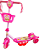 Patinete DM Toys com Cesta Som Luz Belinda Rosa p Crianças - Imagem 1