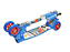 Patinete DM Toys Radical Top 3 Rodas Corrida divertida azul - Imagem 2