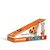 Patinete Laranja Rodas c LED Infantil Altura Ajustável 3 Rodas - Imagem 4
