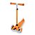 Patinete Laranja Rodas c LED Infantil Altura Ajustável 3 Rodas - Imagem 1