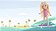 Boneca Polly Pocket Surf - Aventura com Prancha e Acessórios - Imagem 3