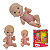 Boneca Little Mommy Toddler Papinha Kit Alimentação Infantil - Imagem 4