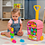 BABY LAND CARRINHO DE PUXAR COM 20 BLOCOS ROSA - Imagem 2
