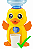 Mini Bebedouro Patinho Dispenser Água 2 Copinhos - Imagem 3