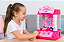 Brinquedo Mini Máquina Garra Divertida Rosa Pelúcia Bolinhas - Imagem 2