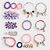 Kit Pingentes Biju Fashion Plus Pulseira Menina Moda - Imagem 5