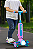 Patinete Radical 2/1 Rosa Brilhante Dobrável Antiderrapante - Imagem 3