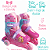 Patins Inline Princesa Fashion Rosa 2/1 Ajustável Divertido - Imagem 8