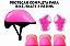 Kit Radical Equipamento Proteção Plus Infantil Rosa - Imagem 2
