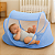 Cama Berço Mosquiteiro Dobrável Azul Conforto Bebe - Imagem 3