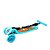 Patinete Azul c Rodas de LED Infantil Altura Ajustável 3 Rodas - Imagem 2