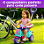 Triciclo Avespa Pink Infantil Passeio Pedal Empurrador Maral - Imagem 6