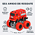Carrinho Fricção Bombeiro 4X4 Anda Sozinho Menino Criança - Imagem 5