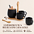 Jogo Xícaras Café Chá Açucareiro Suporte Bambu Preto - Imagem 2