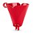 Suporte Porta Filtro Café Tam 103 Coador Plástico Vermelho - Imagem 1
