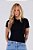 Blusa Sem Costura Manga Curta Básica Essencial - Imagem 4
