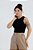 Regata Cropped Seamless Tecido Canelado Sem Costura - Imagem 5