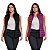 Colete Acolchoado Puffer Feminino Dupla Face c/ Ziper - Imagem 3