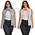 Colete Acolchoado Puffer Feminino Dupla Face c/ Ziper - Imagem 1