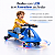 Carrinho Rolimã Infantil Triciclo Com Roda Led Colorido - Imagem 7