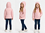 Jaqueta Puffer Infantil Juvenil Casaco Menina com Touca - Imagem 4