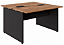 Plataforma Dupla - Pé Painel|25mm |1200 x 1200mm| Nogal com Preto - Imagem 1