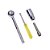 JOGO CHAVES SOQUETE 52 PECAS KIT COMPLETO FERRAMENTAS MALETA CATRACA 3/8 1/2 E 1 - Imagem 2