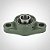 Mancal Oval Fl205 Com Rolamento Uc205 - Imagem 2