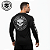 Camiseta Manga Longa Black Skull Skin Dry Fit Uv Original Us - Imagem 2